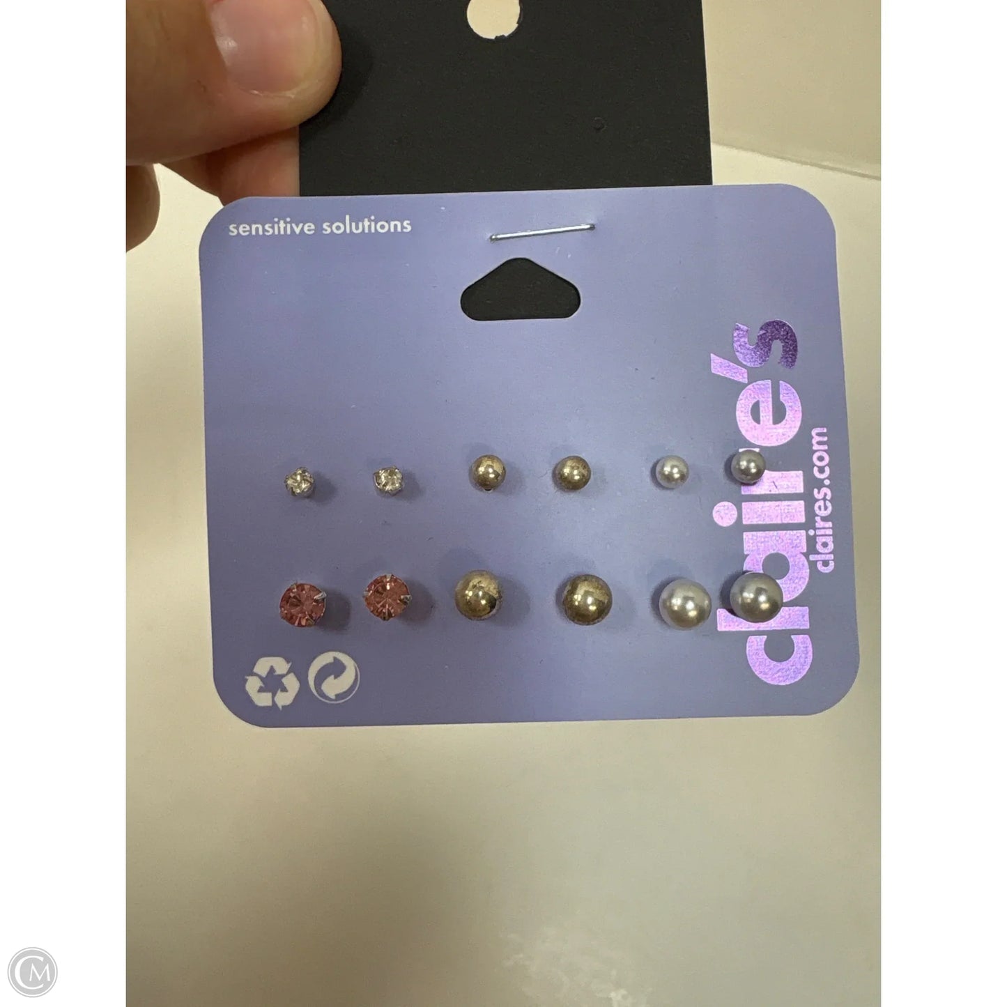 Earrings Stud By Claires, Size: 06 Piece Set