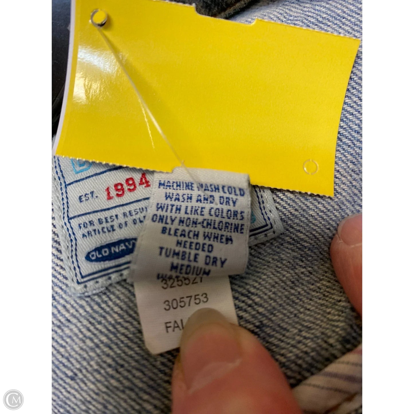 Jacket Denim By Old Navy In Blue Denim, Size: Xs