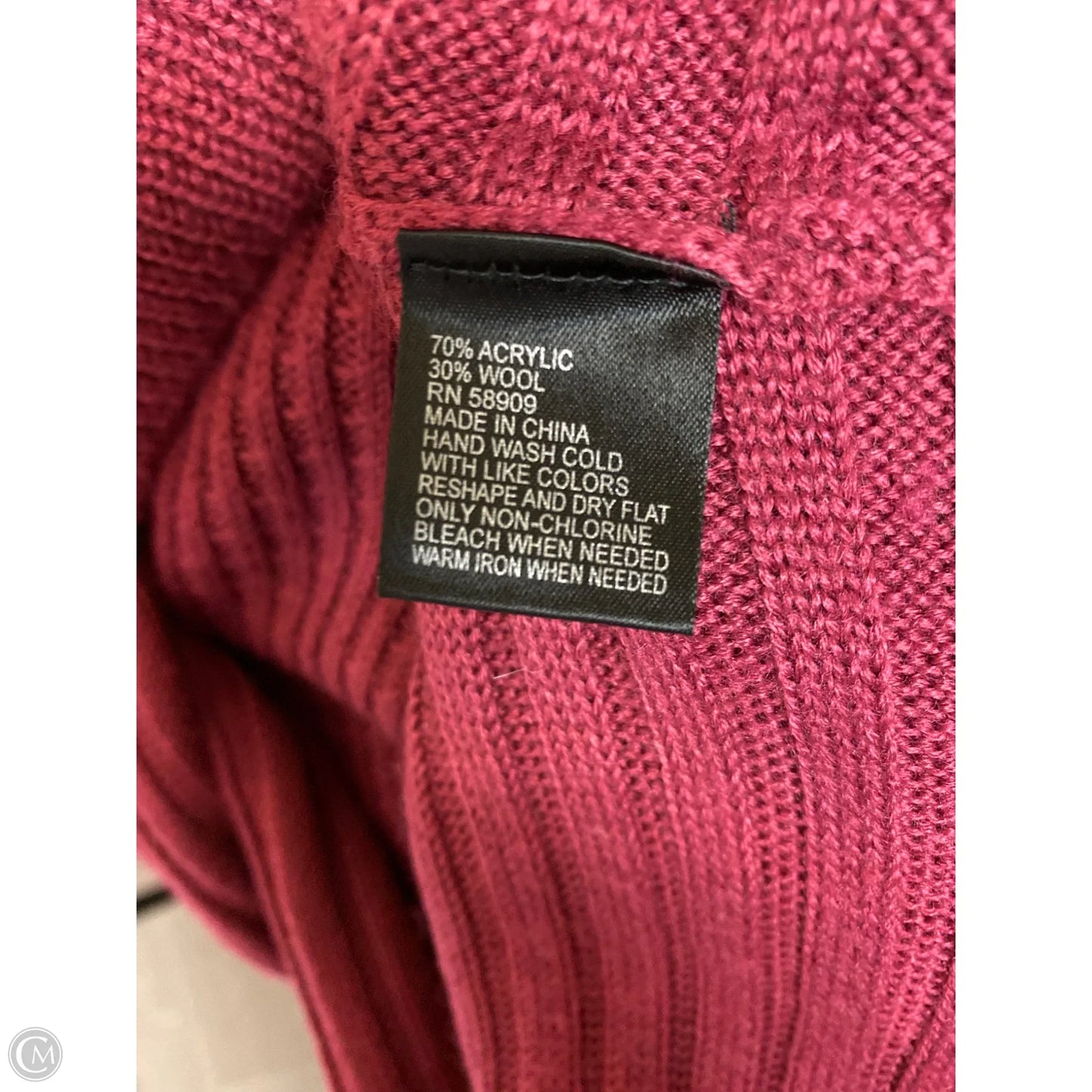 Sweater By Antonio Melani In Maroon, Size: L