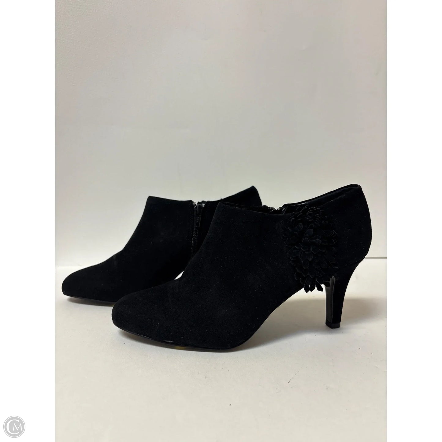 Boots Ankle Heels By Alex Marie In Black, Size: 8.5