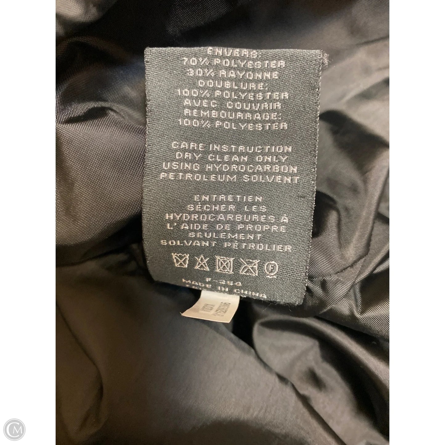 Coat Puffer & Quilted By Vince Camuto In Black & Green, Size: Xl