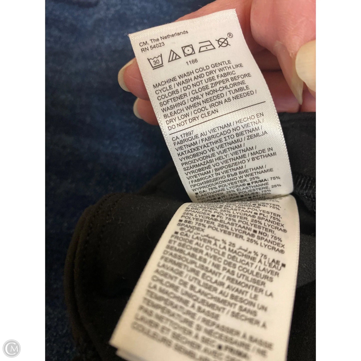 Athletic Leggings By Athleta In Black, Size: M