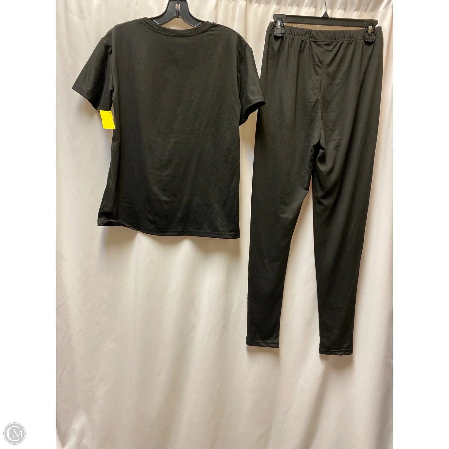 Pajamas 2pc By Clothes Mentor In Black, Size: M