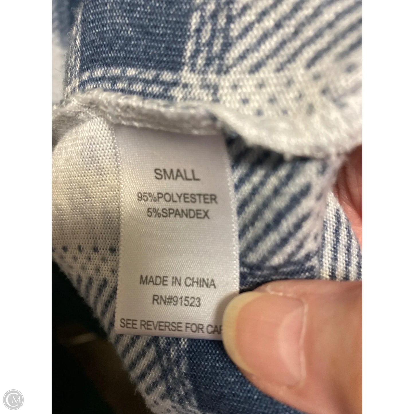 Pajamas 2pc By Jaclyn Smith In Blue, Size: S