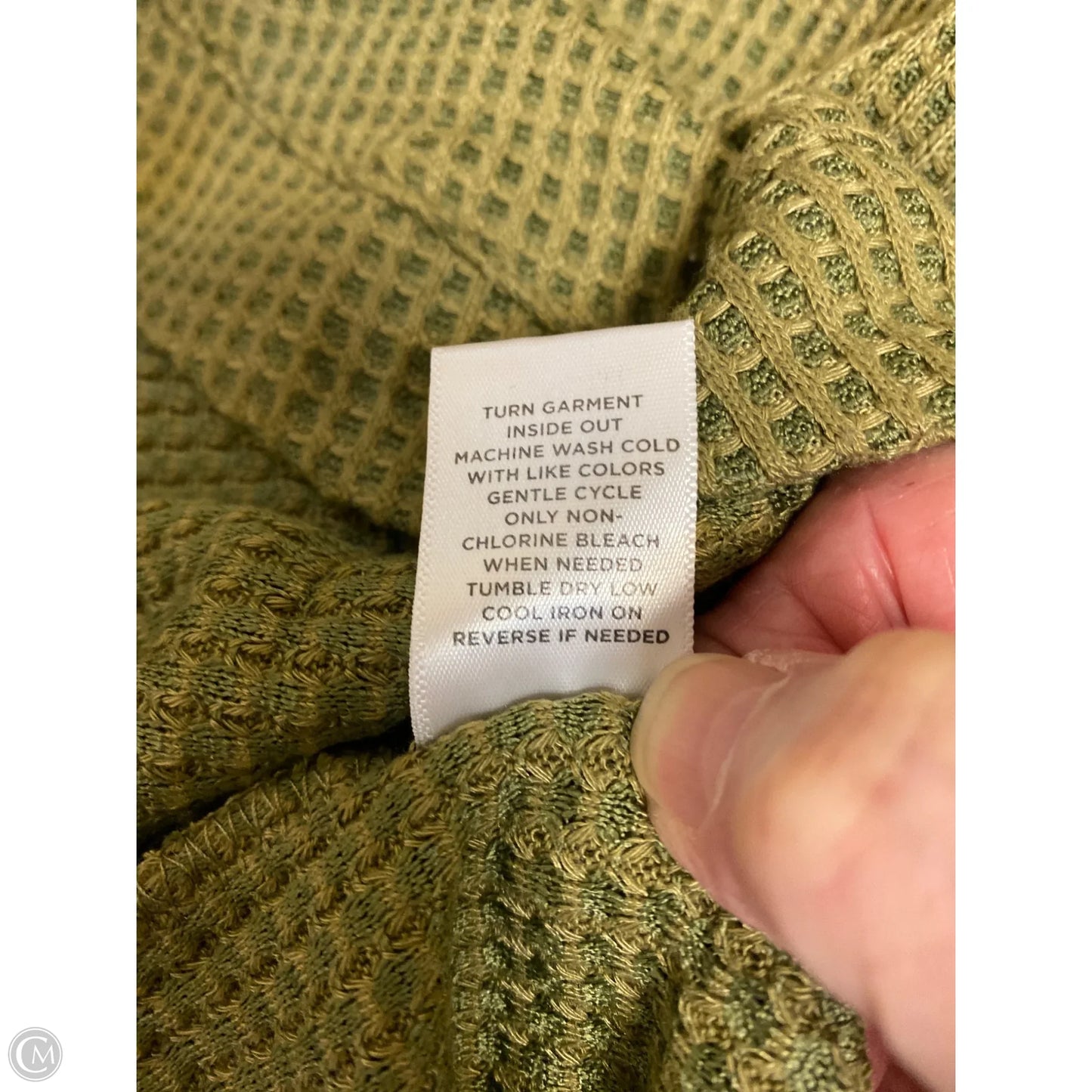 Top Long Sleeve By Clothes Mentor In Green, Size: 2x