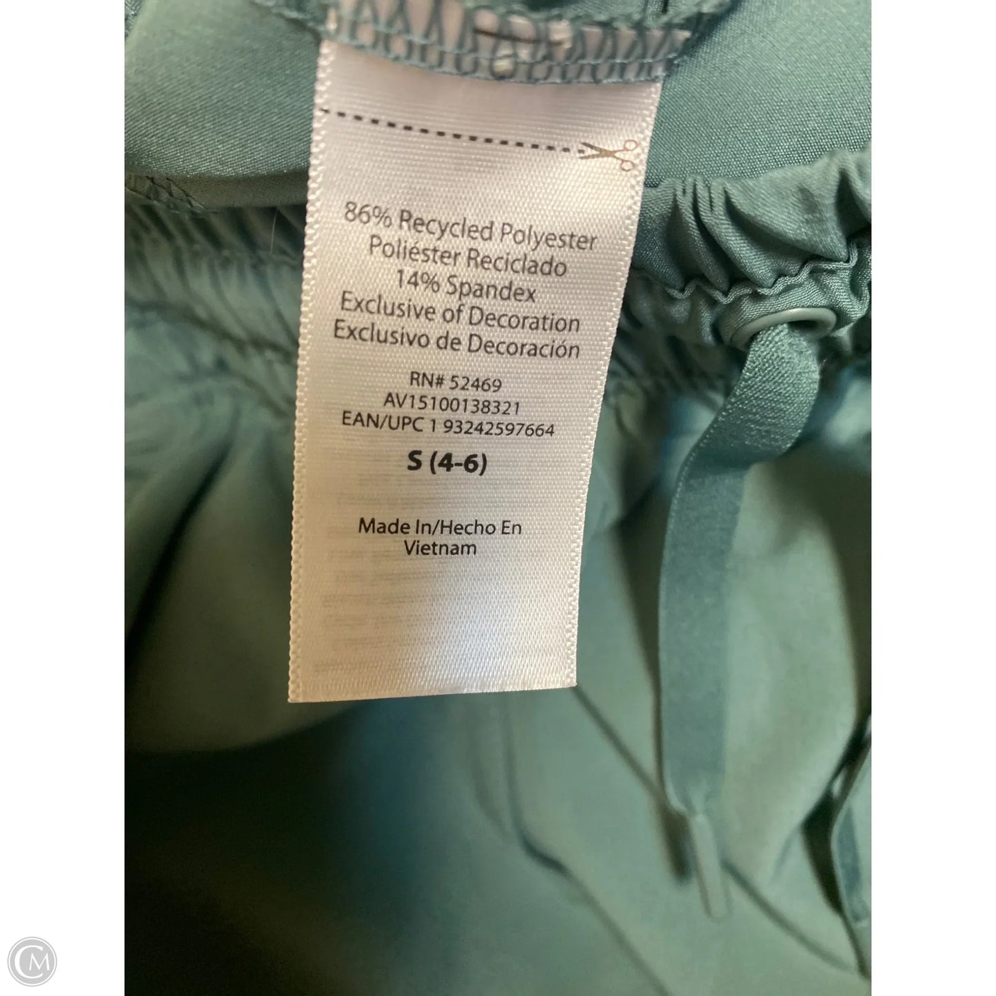 Athletic Pants By Avia In Green, Size: S