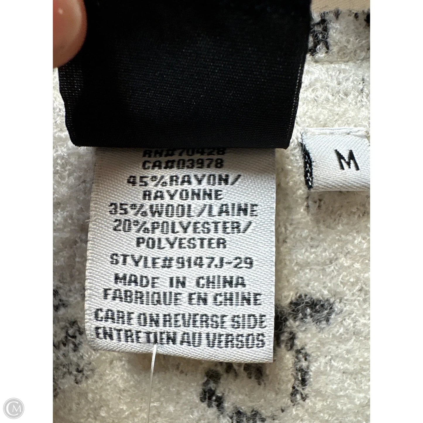 Coat Other By Sharon Young In Black, Size: M