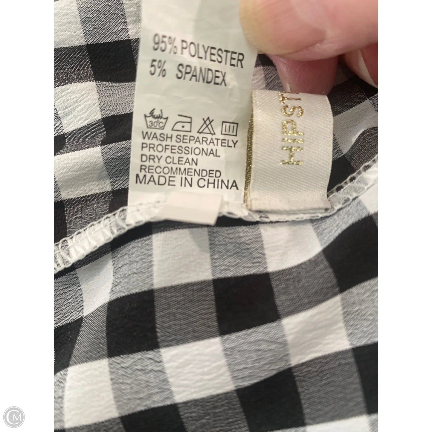 Skirt Maxi By Clothes Mentor In Black & White, Size: L