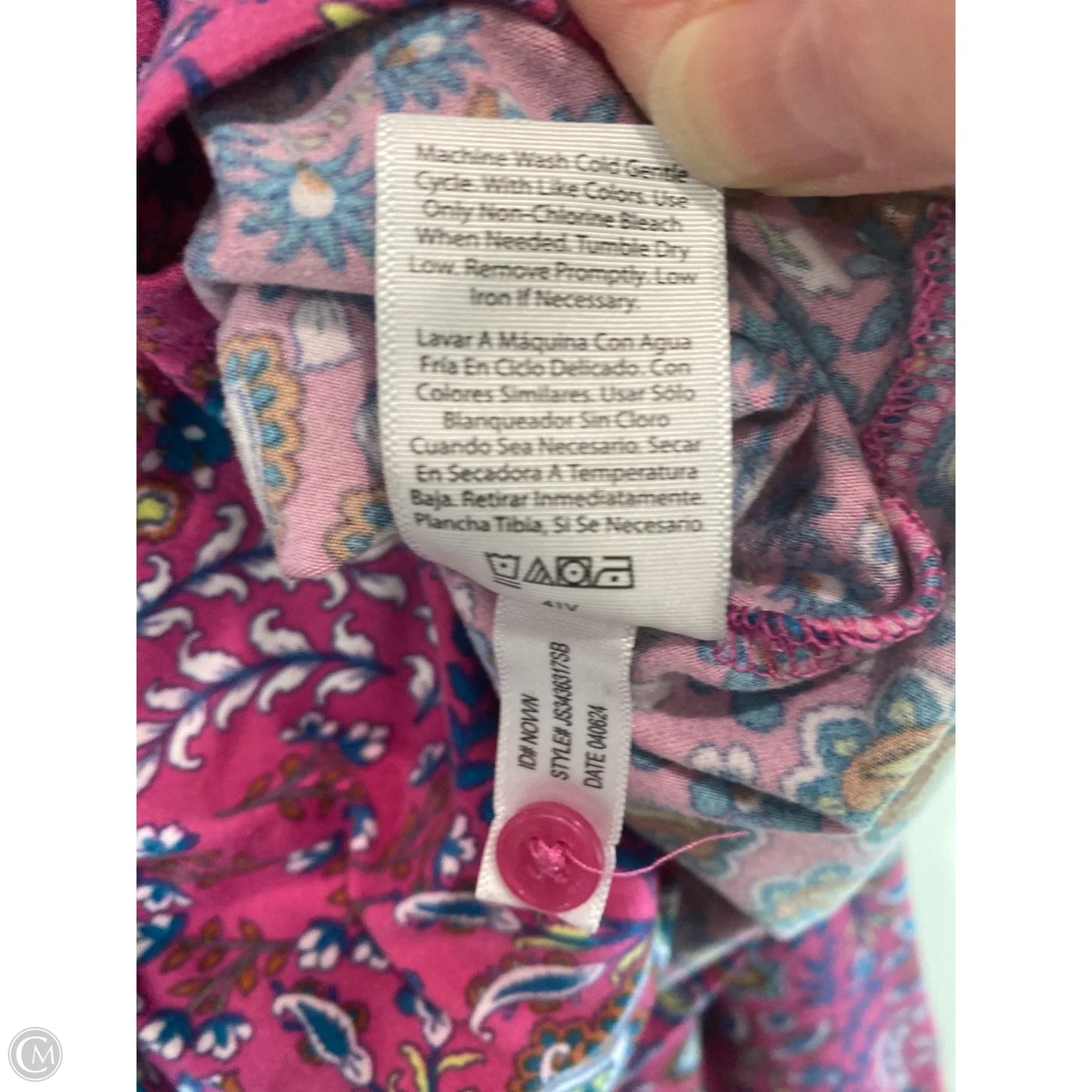 Pajamas 2pc By Joyspun In Purple, Size: 2x