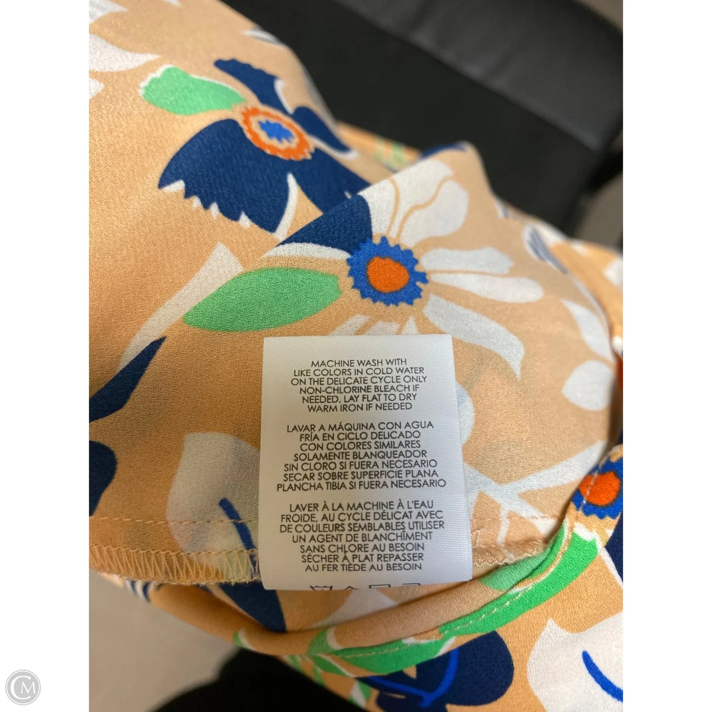 Top Long Sleeve By Cabi In Peach, Size: L