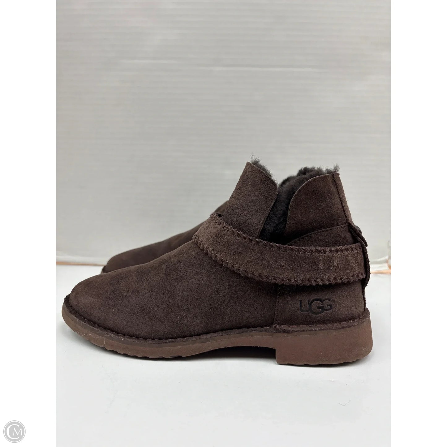 Boots Designer By Ugg In Brown, Size: 8.5