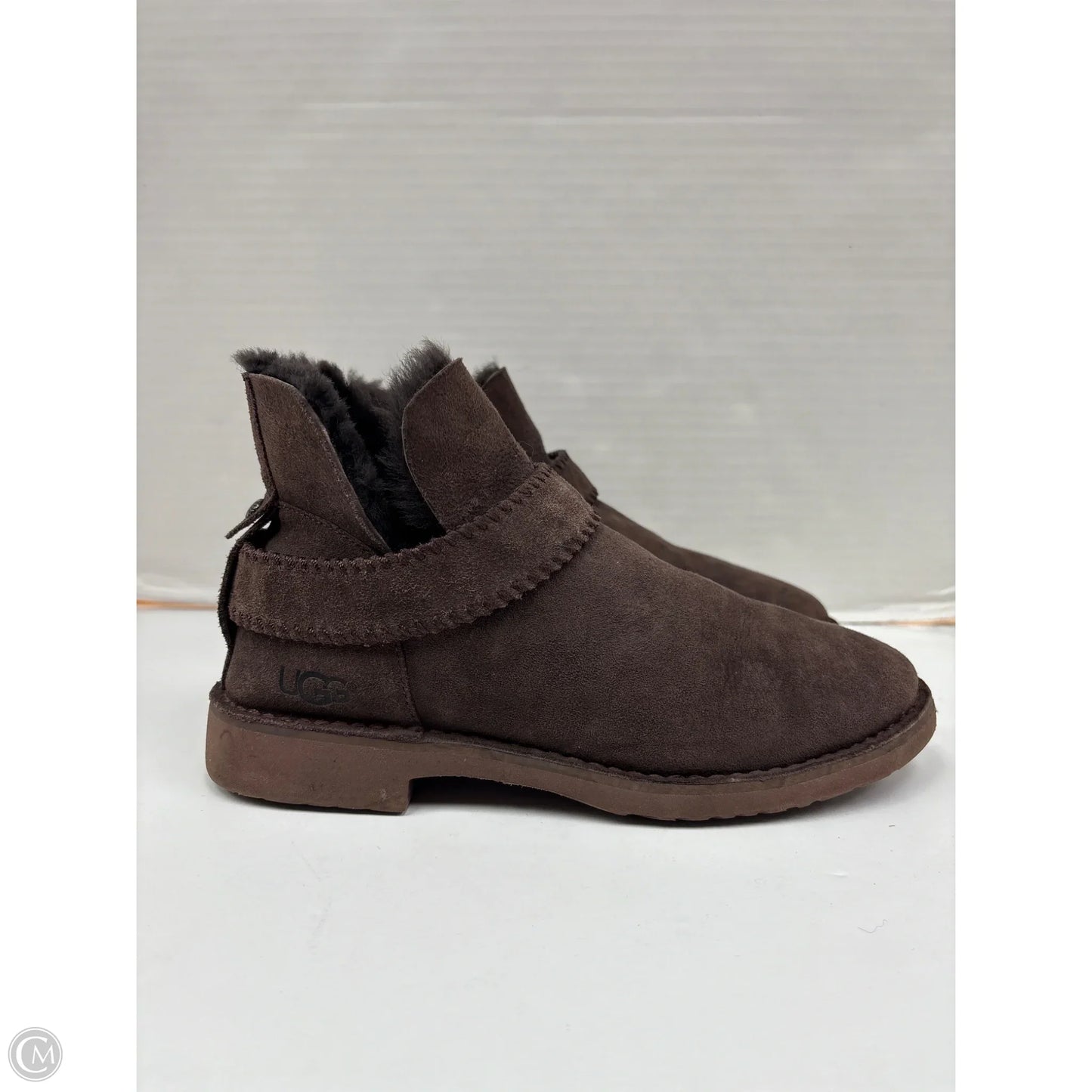 Boots Designer By Ugg In Brown, Size: 8.5