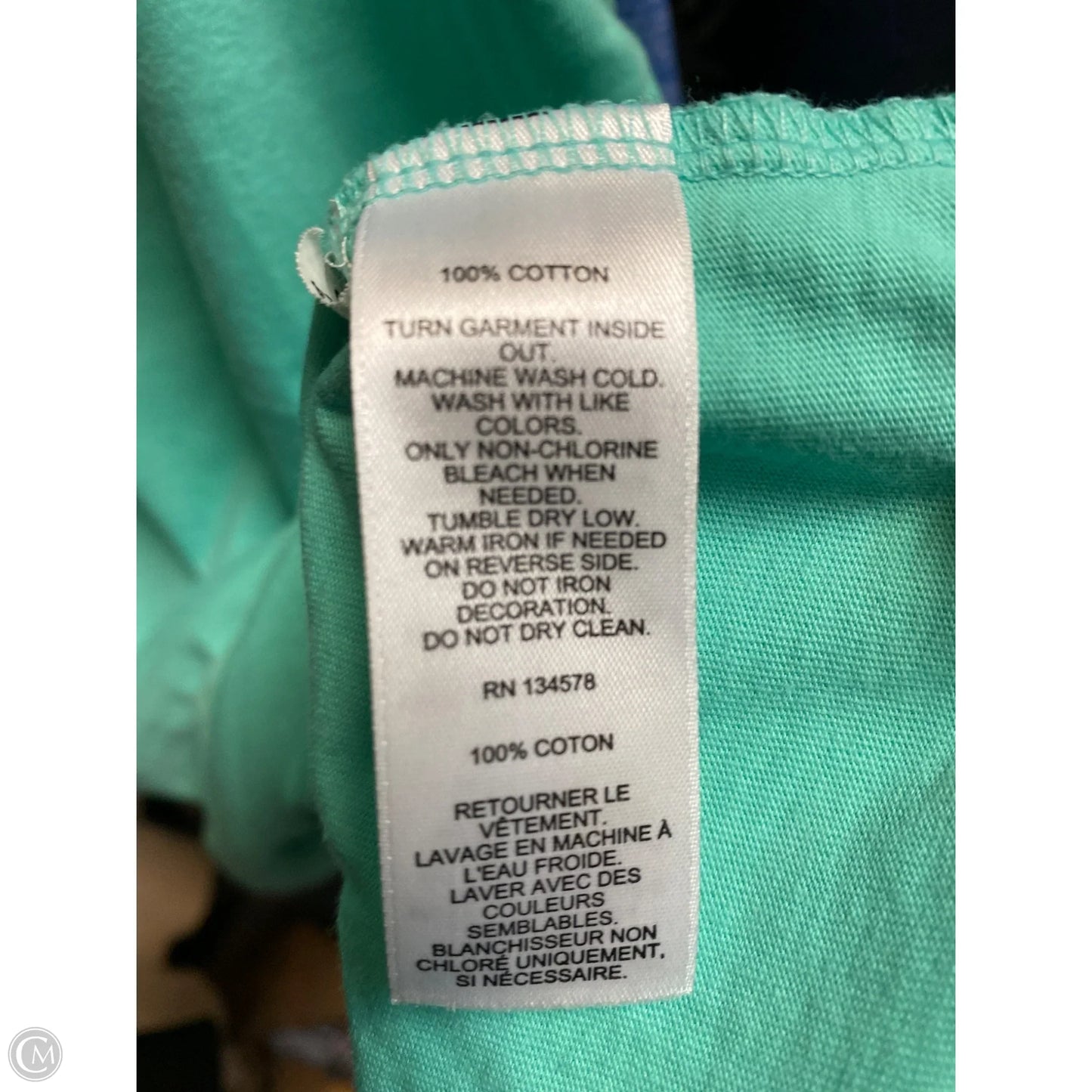 Top Long Sleeve By Vineyard Vines In Green, Size: L