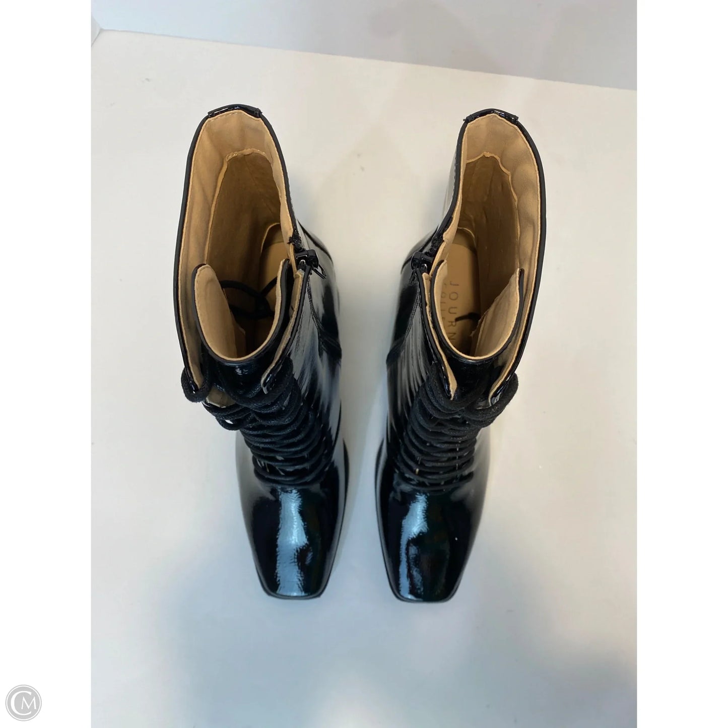 Boots Mid-calf Heels By Journee In Black, Size: 9