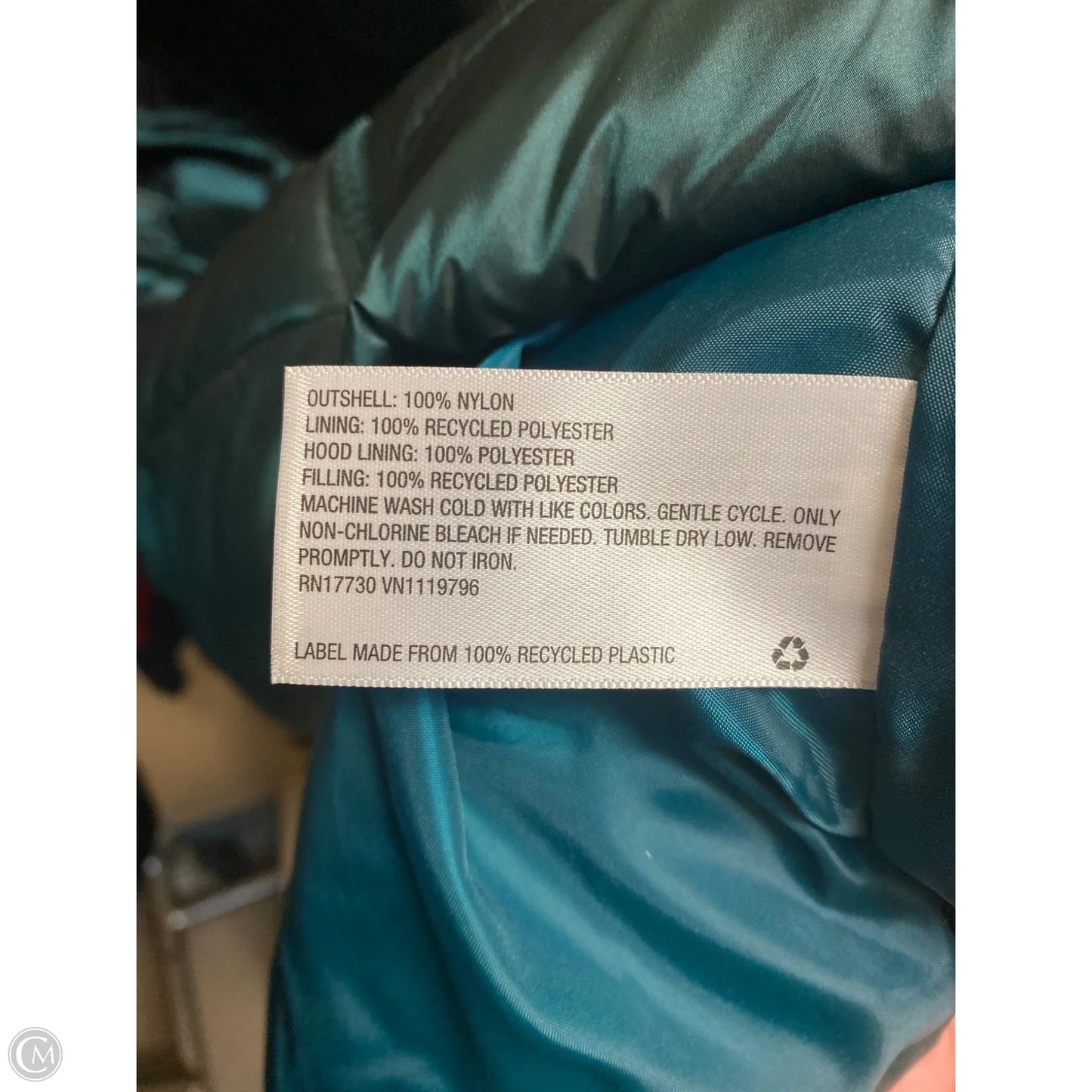 Coat Puffer & Quilted By Ava & Viv In Green, Size: 3x