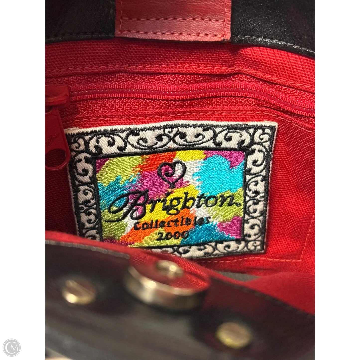 Handbag Leather By Brighton, Size: Small