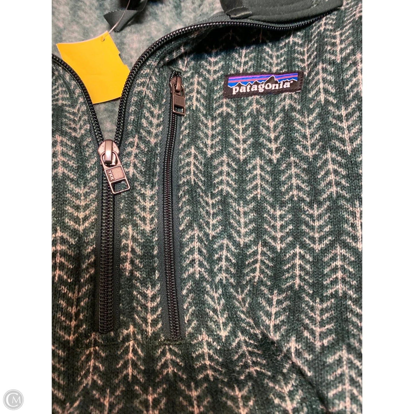 Jacket Shirt By Patagonia In Green, Size: M