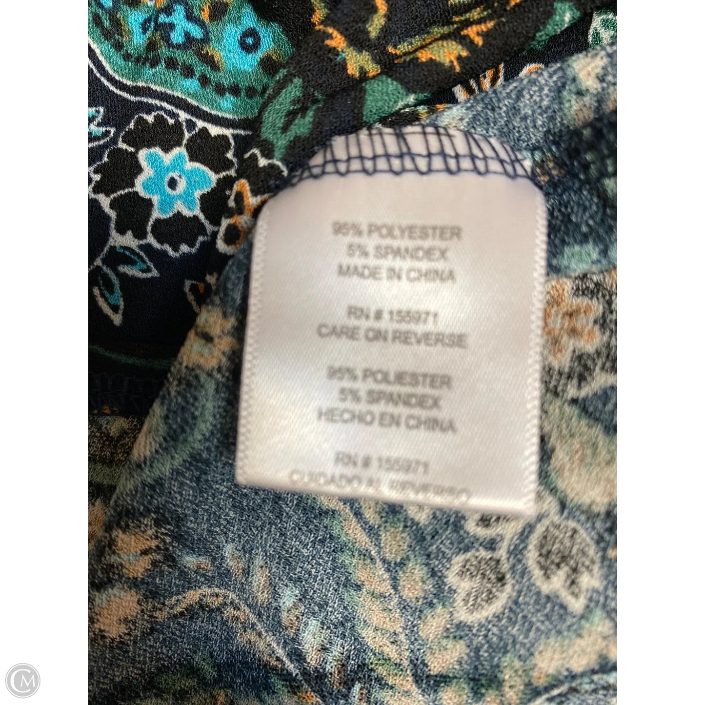 Top Long Sleeve By Clothes Mentor In Navy, Size: 3x