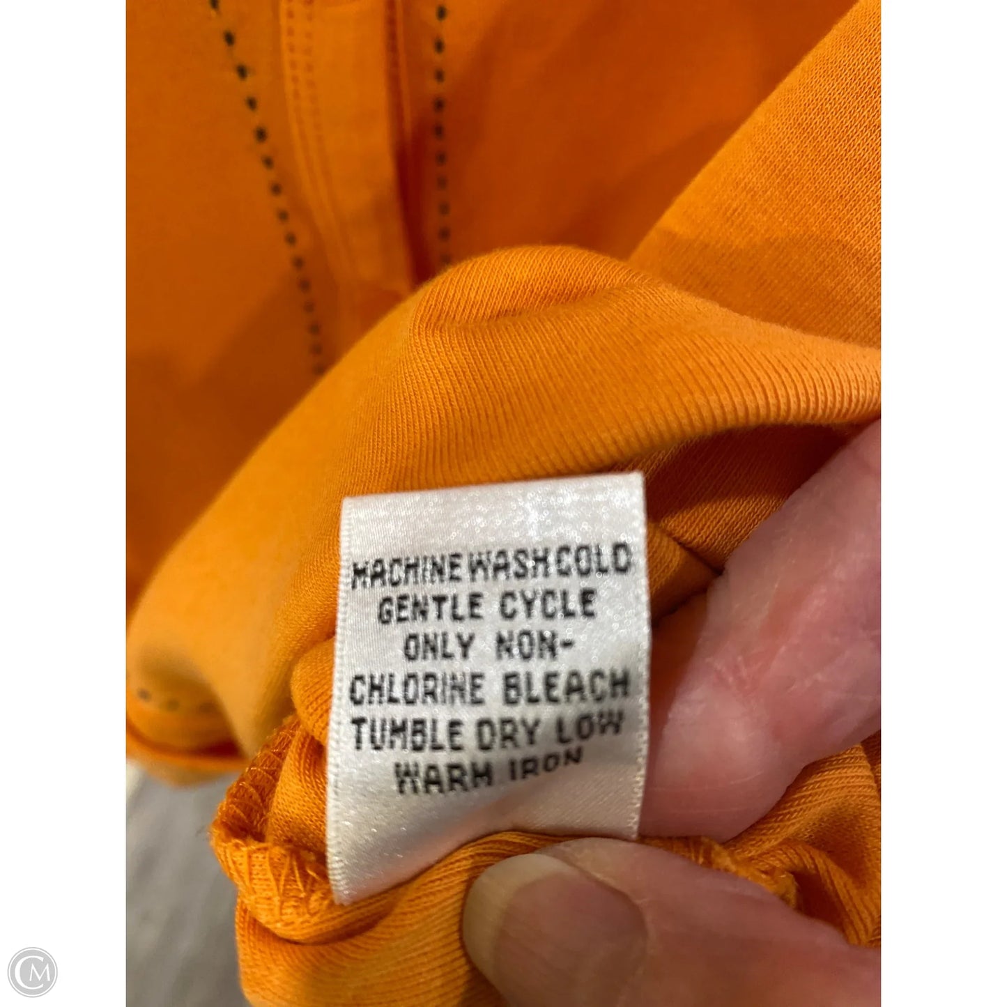 Top 3/4 Sleeve By Talbots In Orange, Size: M