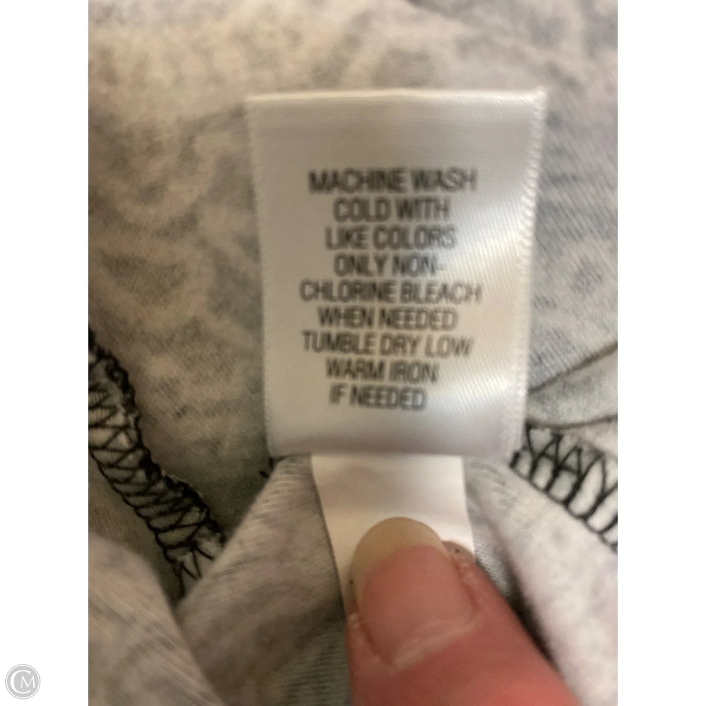 Top Sleeveless By Croft And Barrow In Black & White, Size: 3x