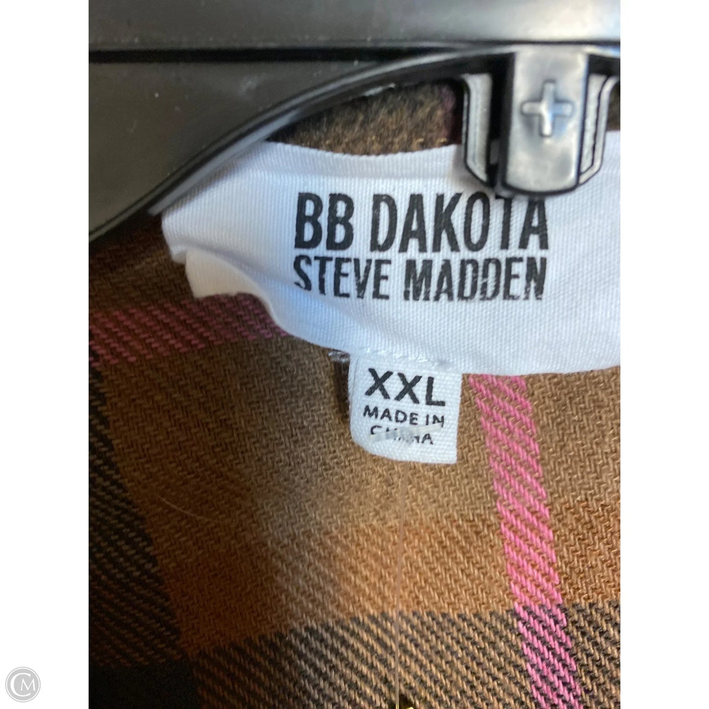 Jacket Shirt By Bb Dakota In Brown, Size: Xxl