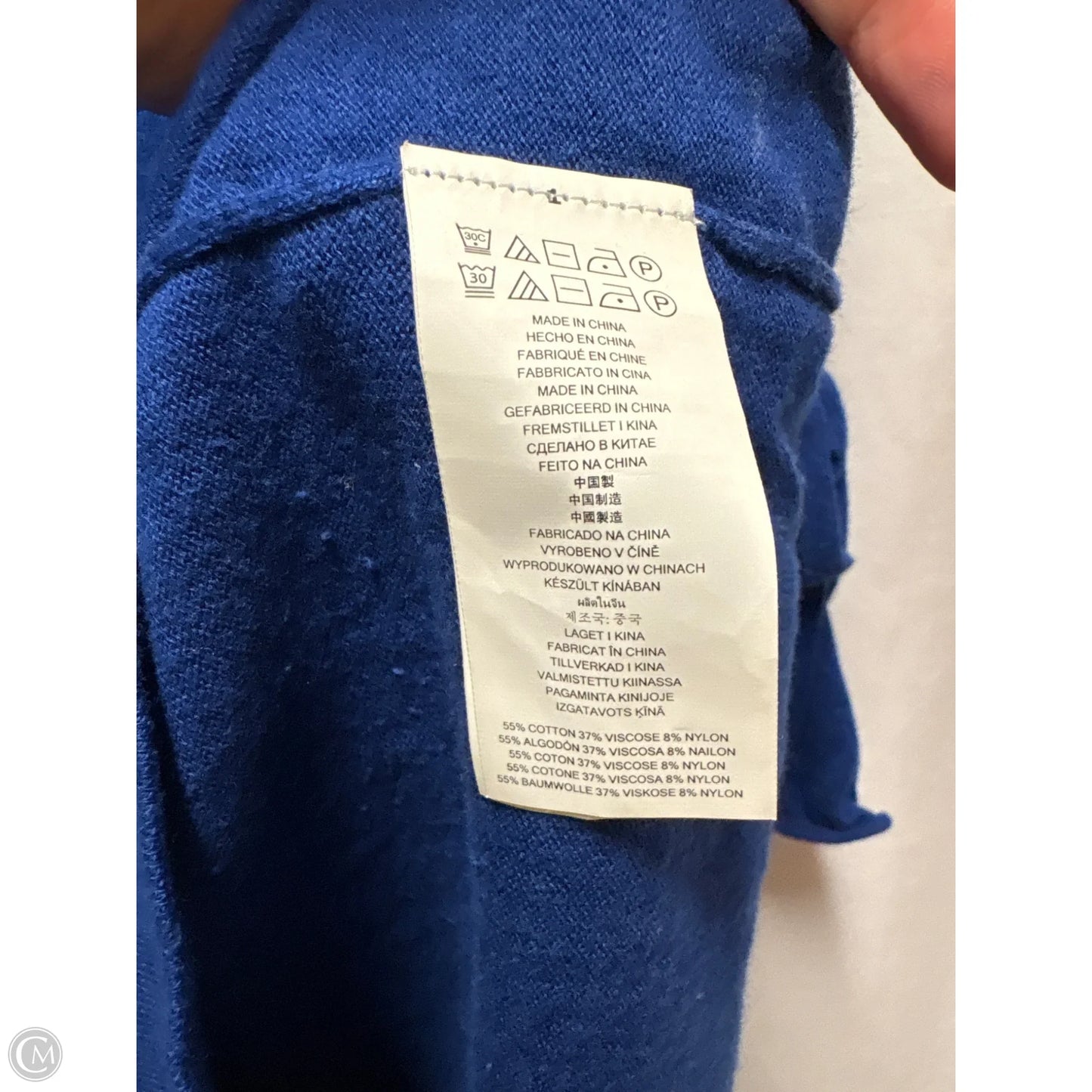 Dress Casual Midi By Michael By Michael Kors In Blue, Size: S