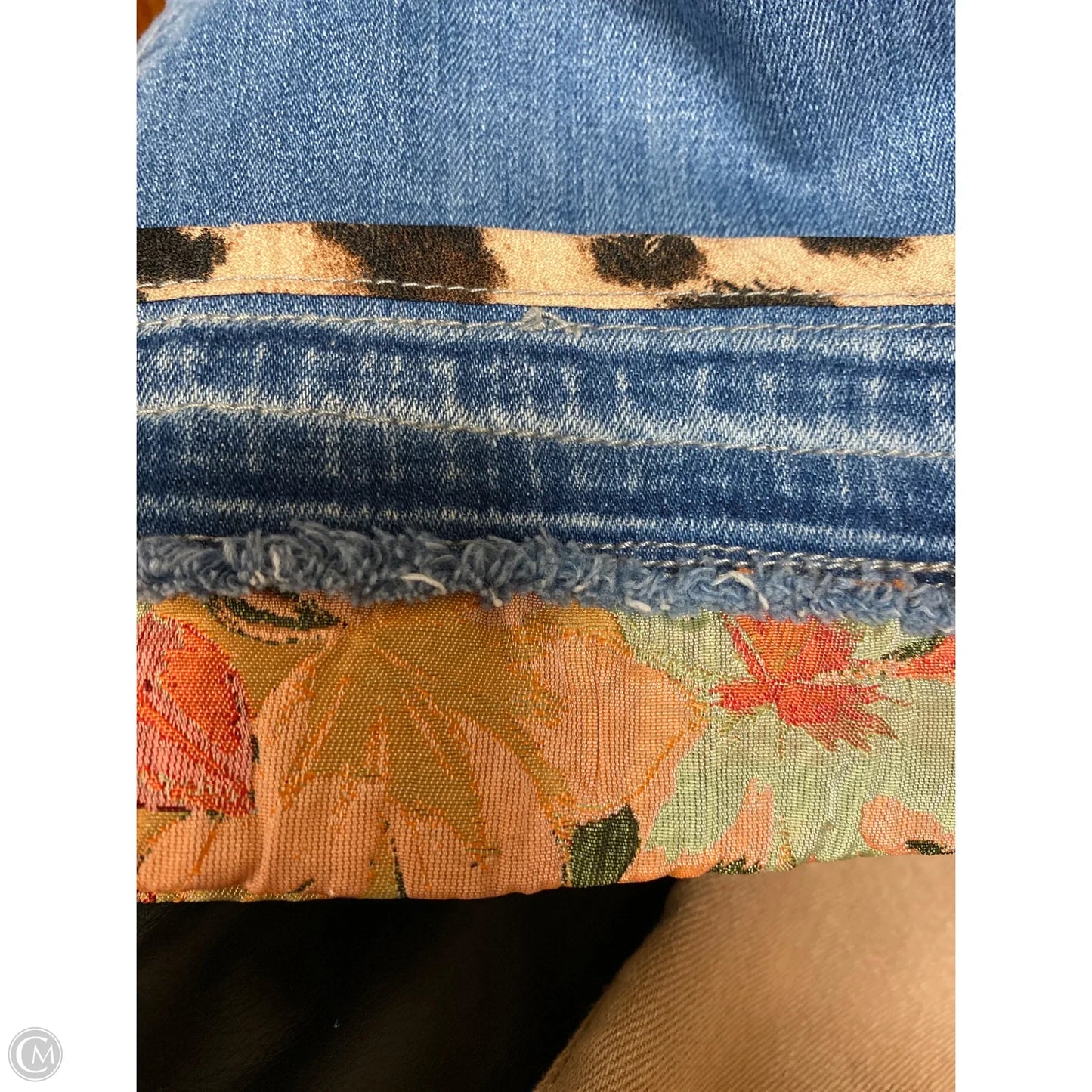 Jeans Straight By Chicos In Blue Denim, Size: 4