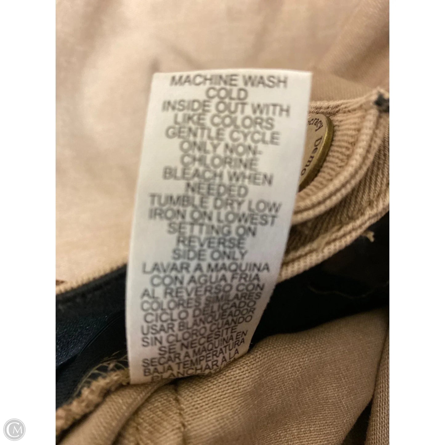 Jeans Straight By Democracy In Brown, Size: 6