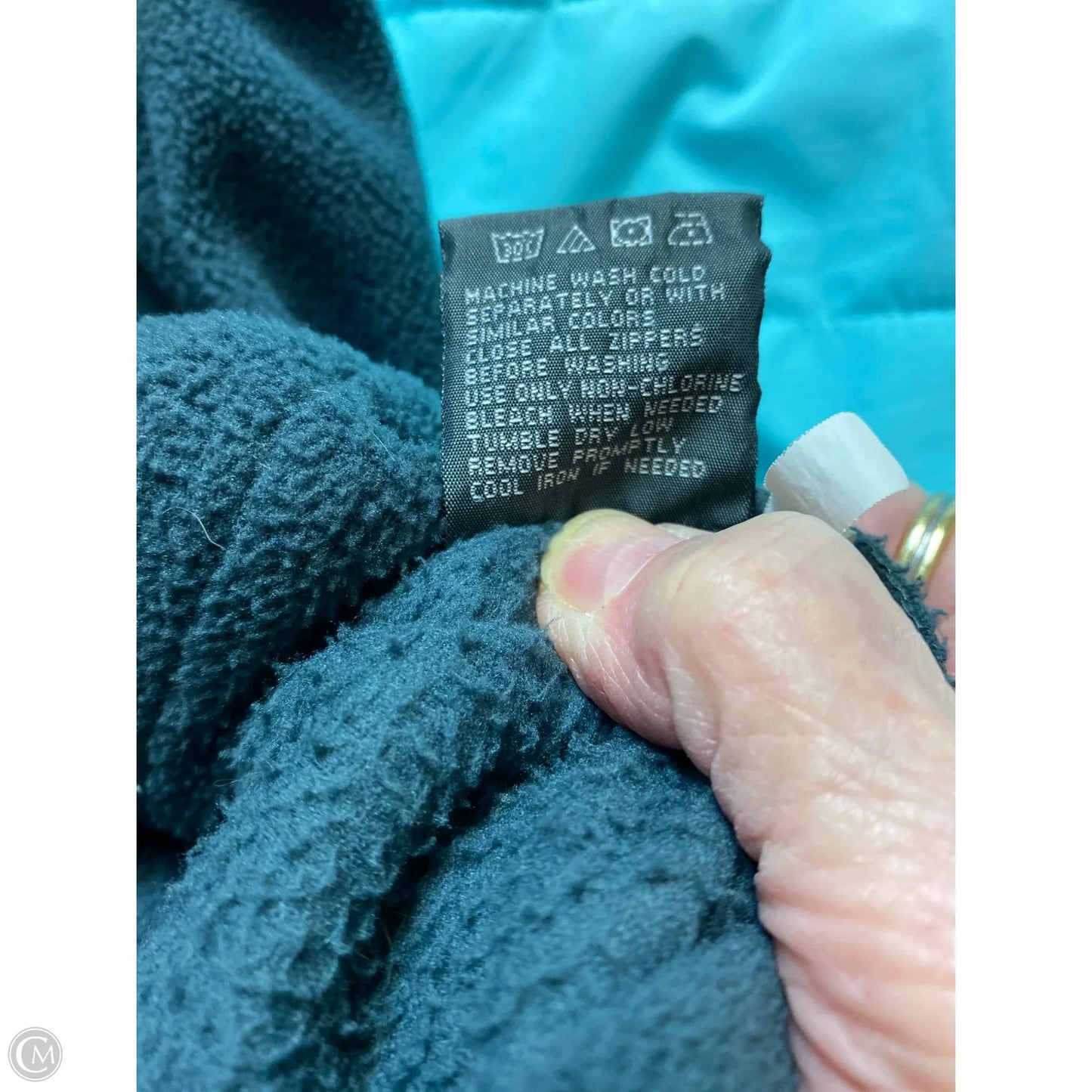 Jacket Other By New Balance In Teal, Size: L