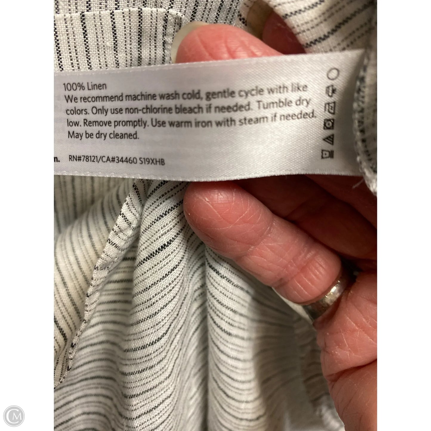 Top Long Sleeve By Eileen Fisher In Grey, Size: Sp