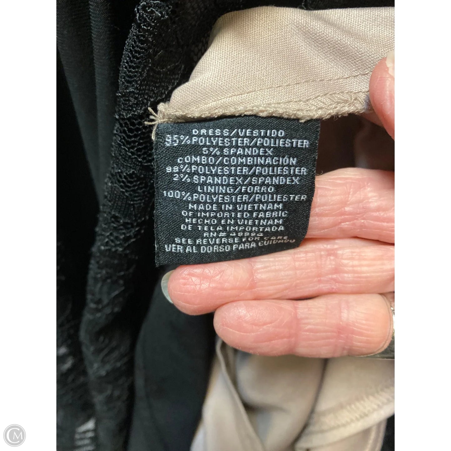 Dress Casual Midi By R And M Richards In Black, Size: 3x