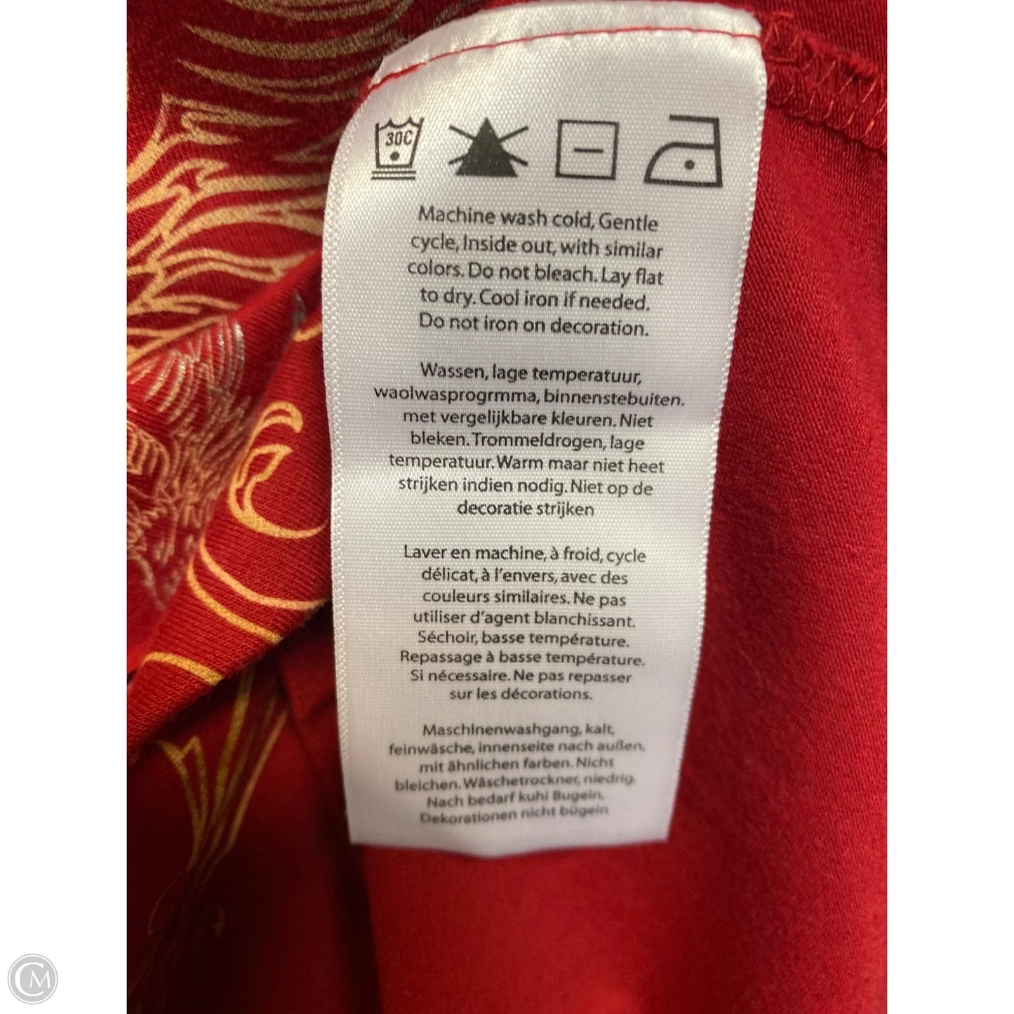 Top Short Sleeve By Harley Davidson In Red, Size: M