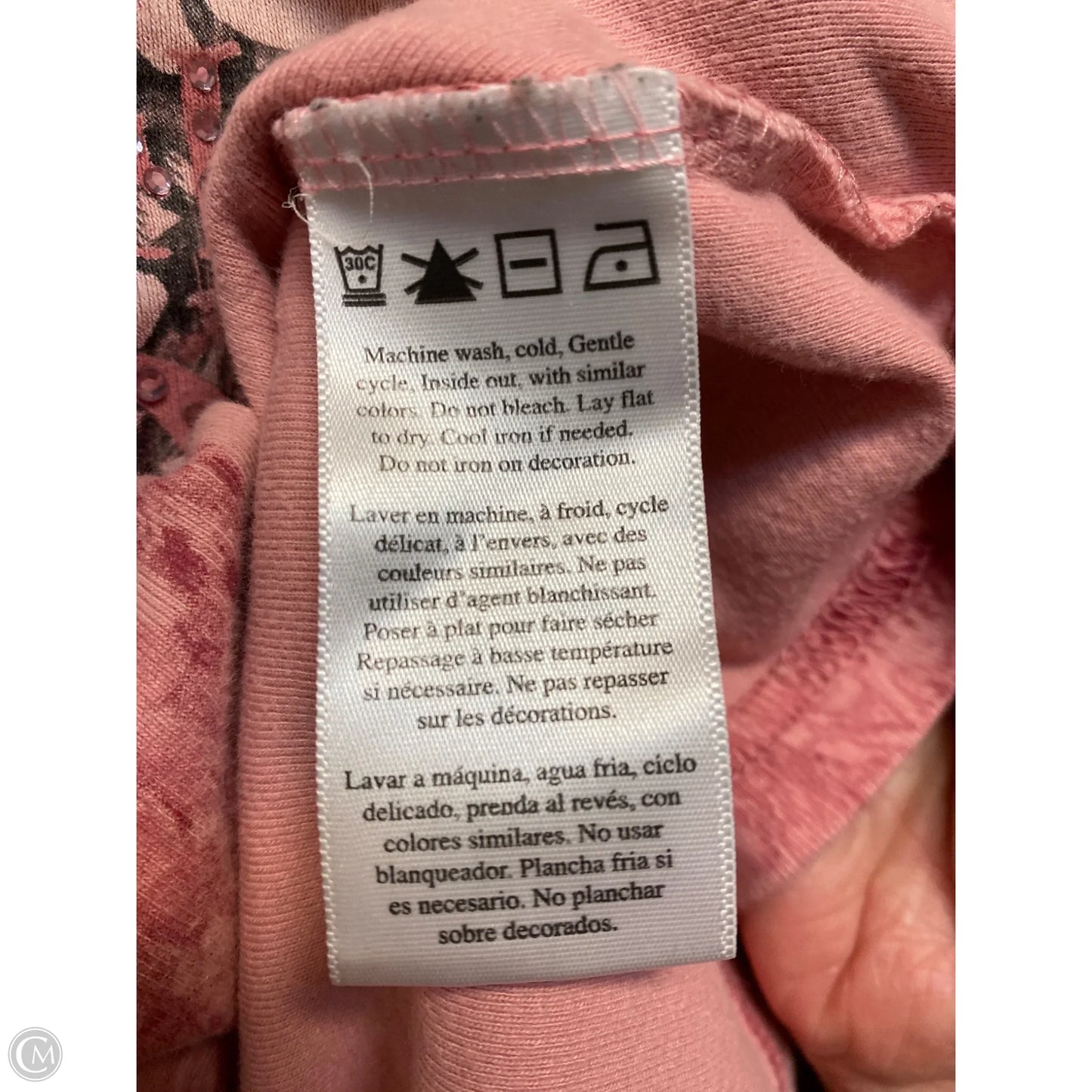 Top Long Sleeve By Harley Davidson In Black, Size: M