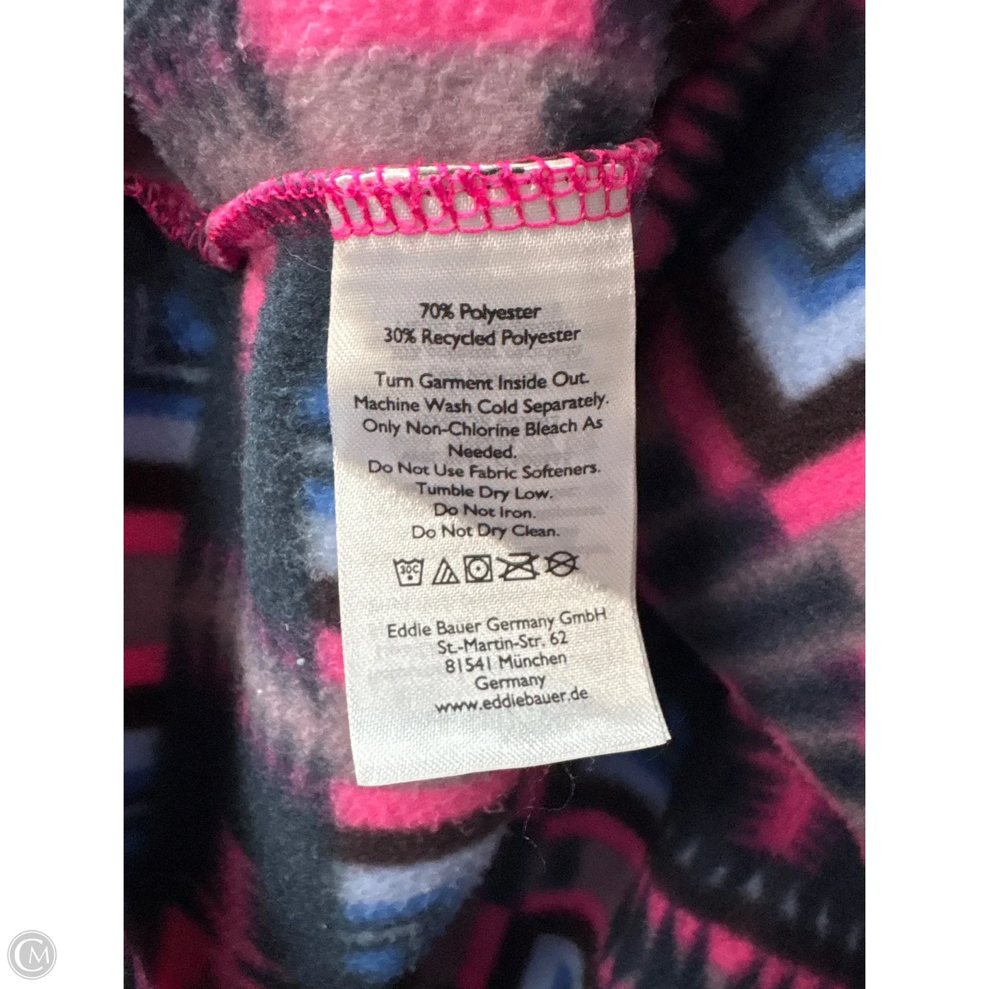 Sweatshirt Collar By Eddie Bauer In Pink, Size: S