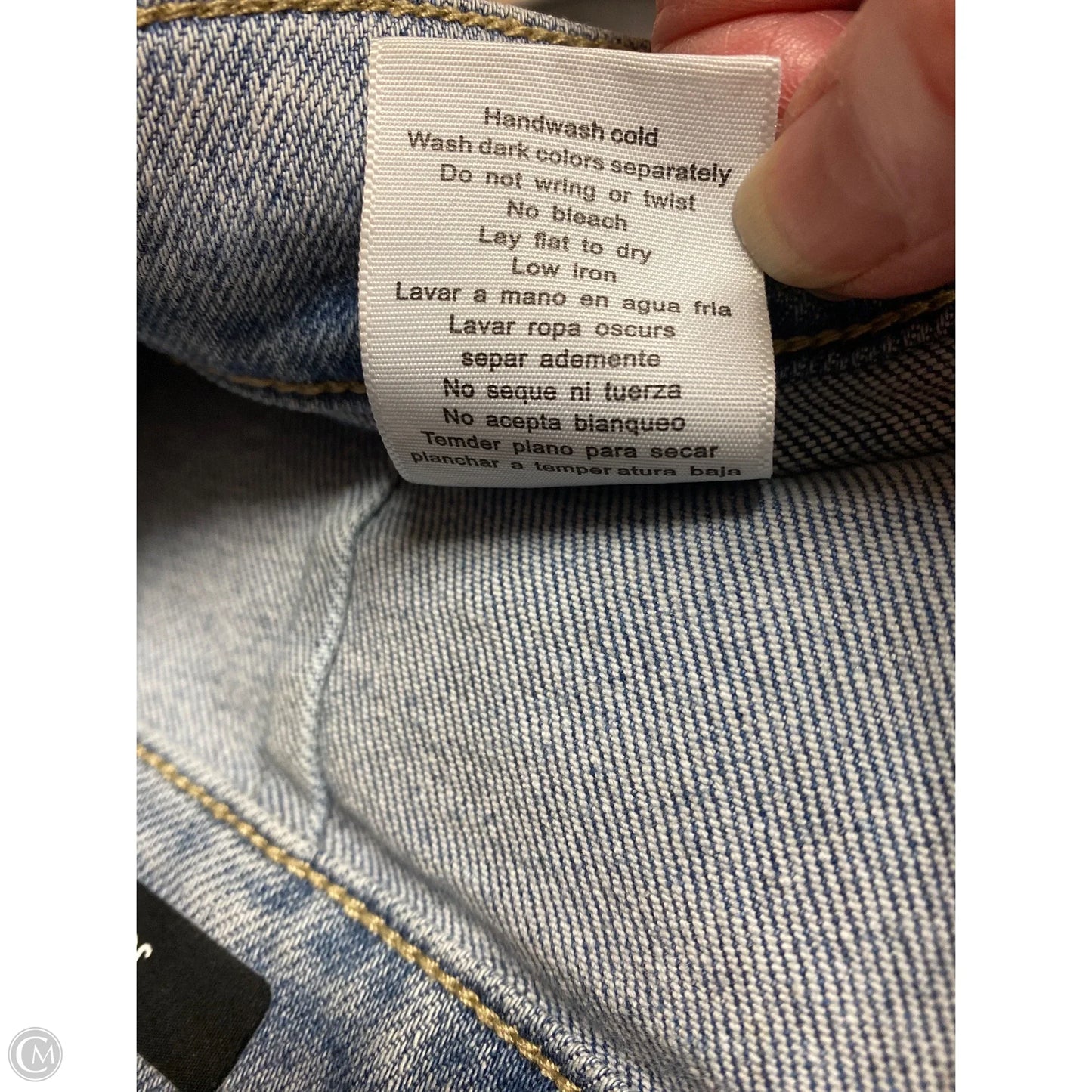 Jeans Straight By Judy Blue In Blue Denim, Size: 10