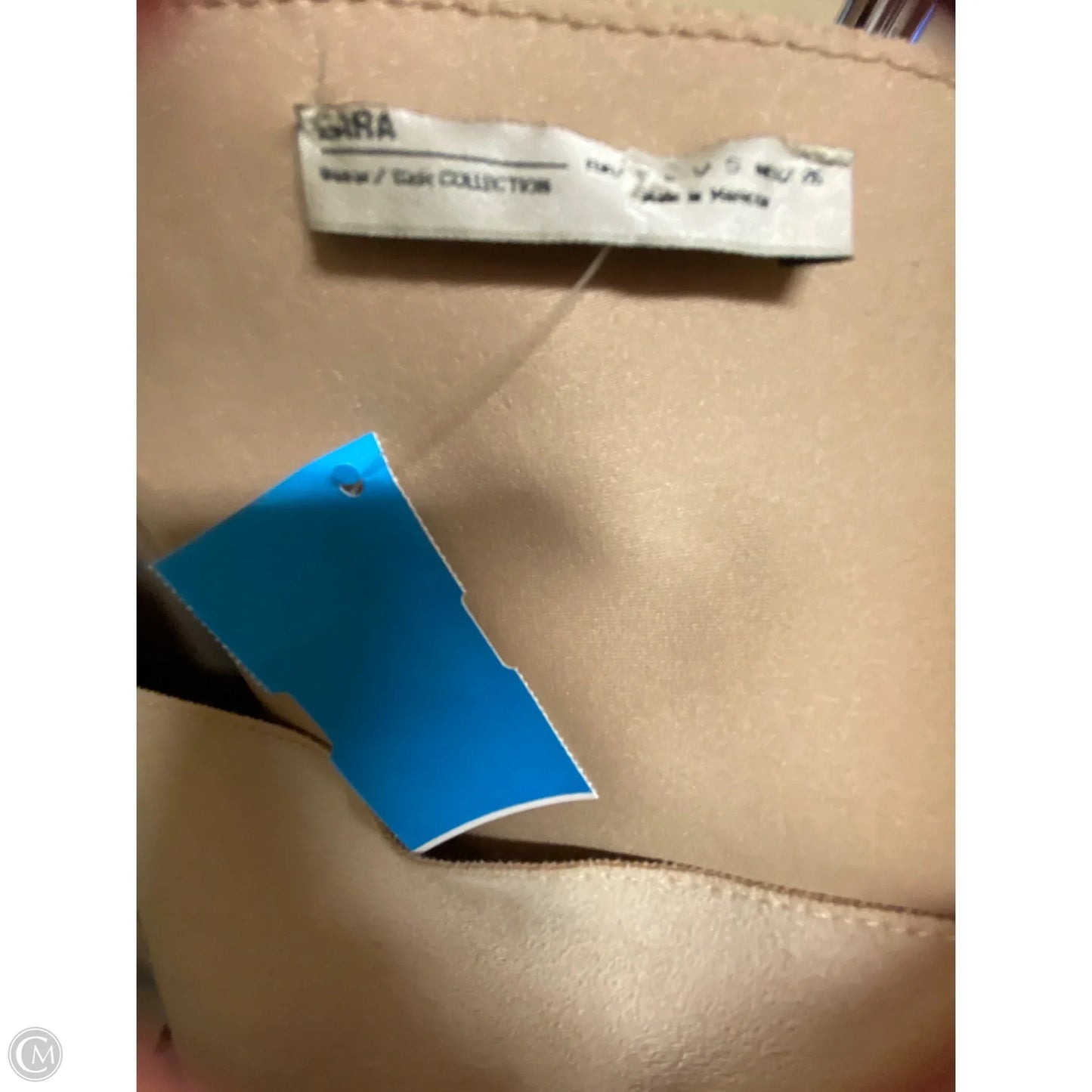 Dress Casual Short By Zara In Tan, Size: S