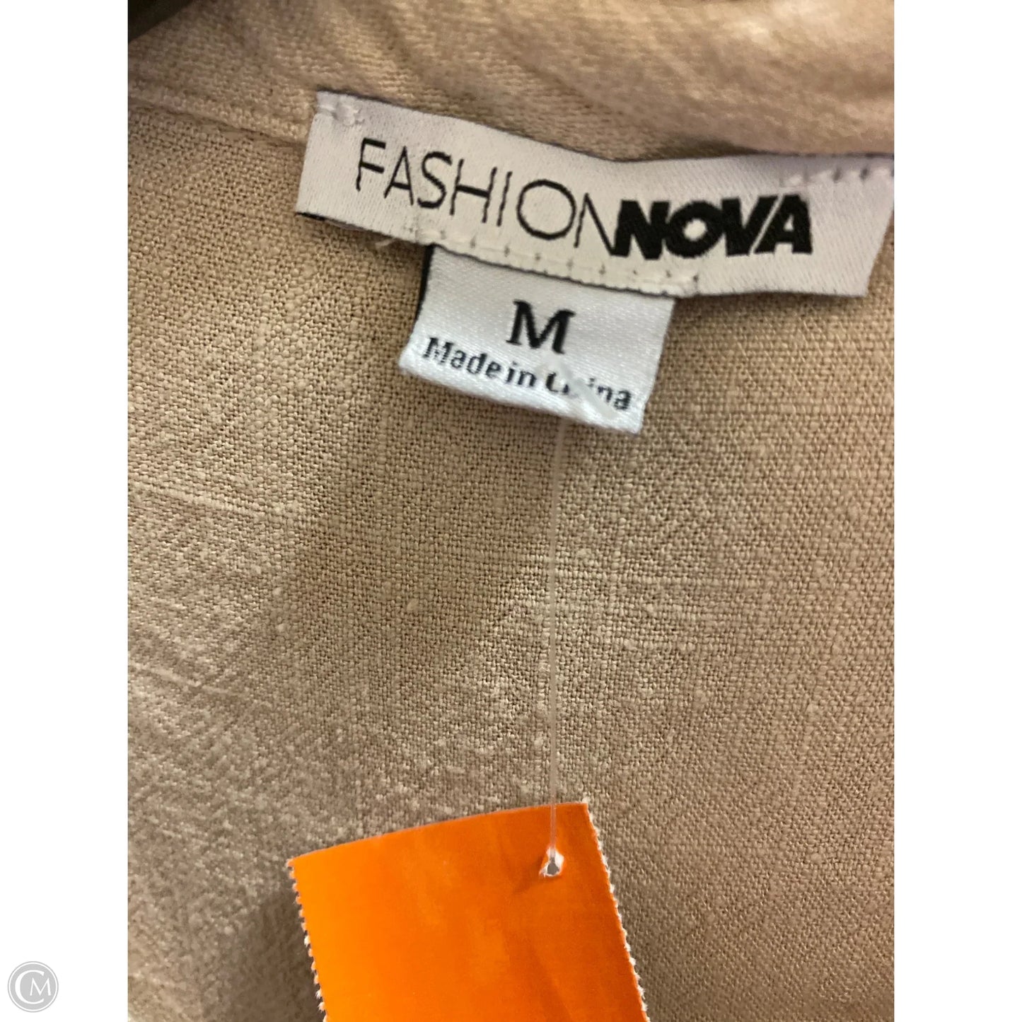 Jumpsuit By Fashion Nova In Beige, Size: M