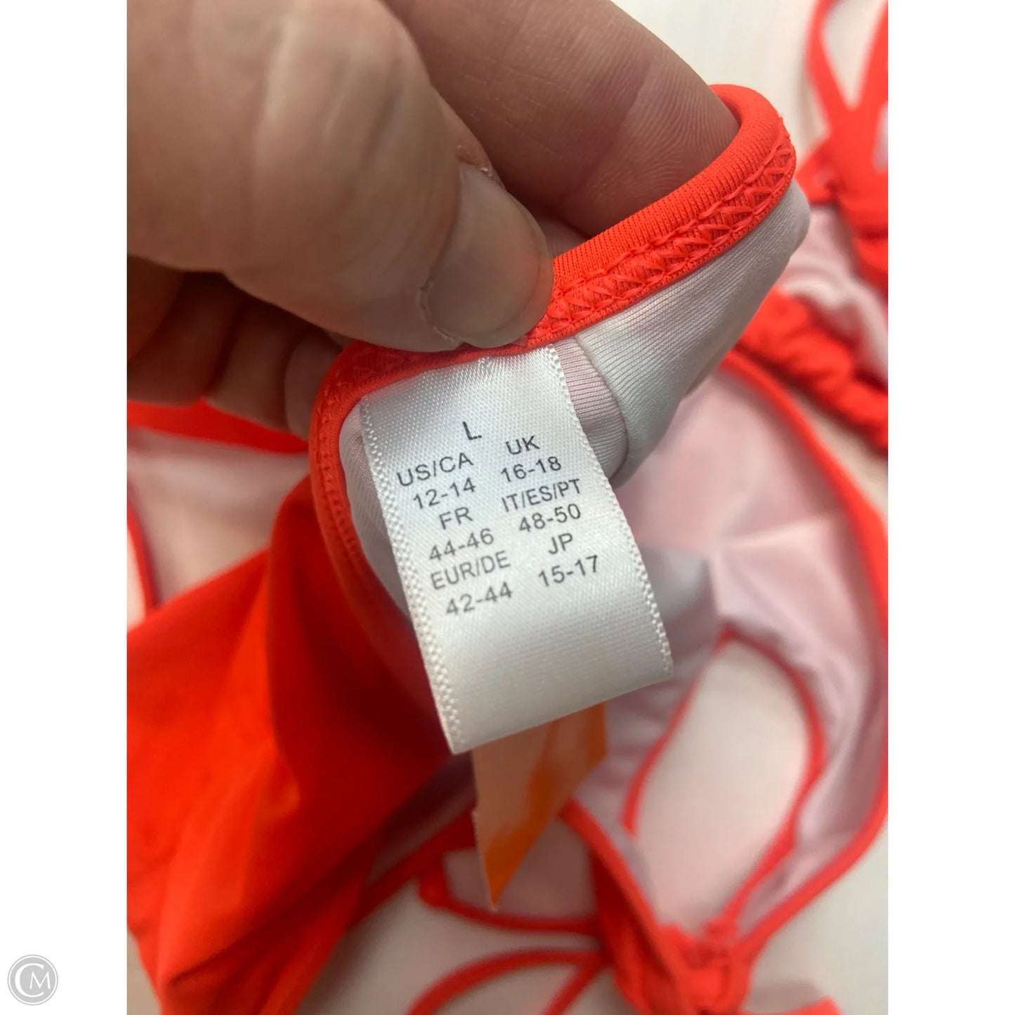 Swimsuit 2pc By Clothes Mentor In Orange, Size: L