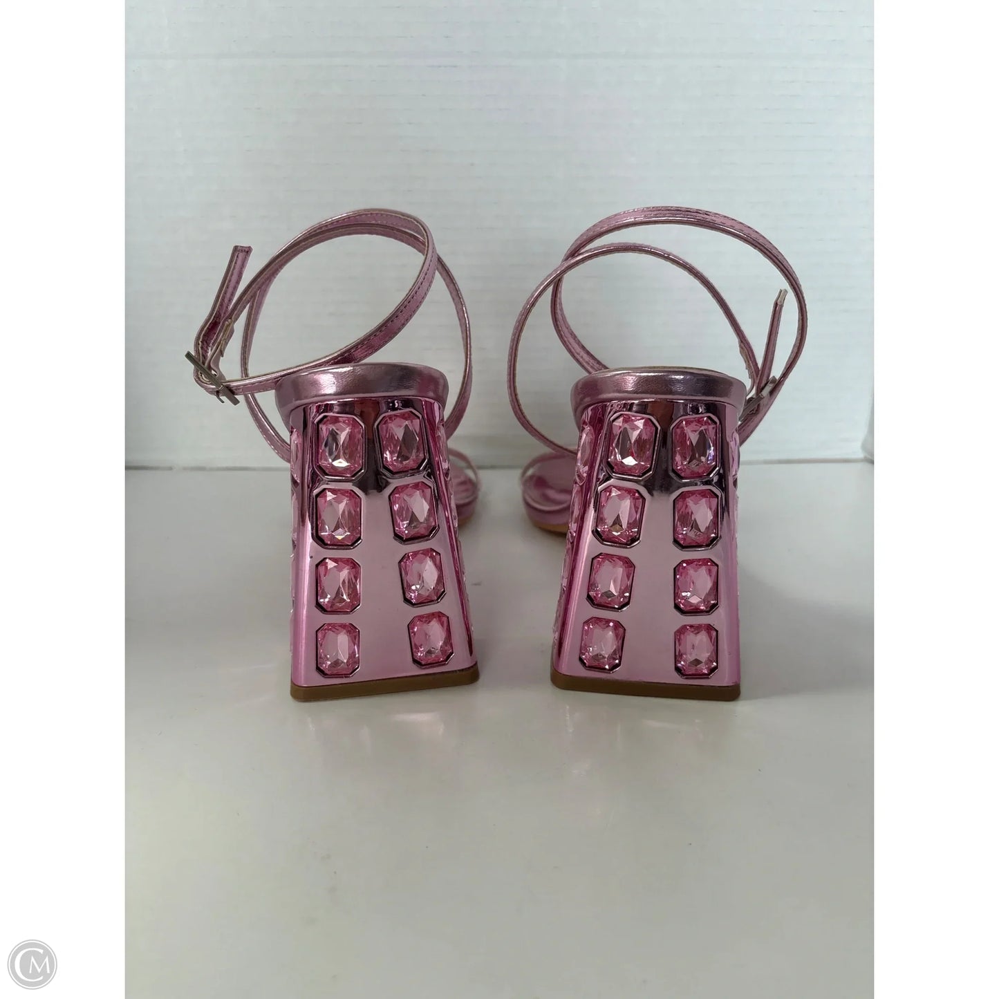 Shoes Heels Block By Fashion Nova In Pink, Size: 8