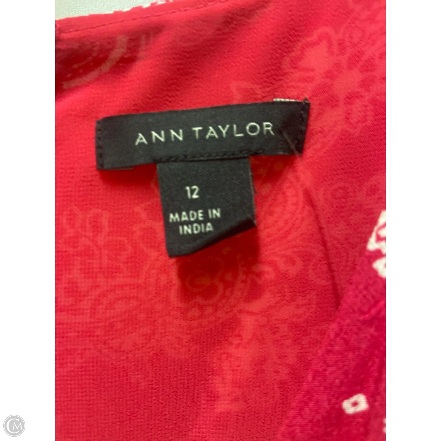Dress Casual Maxi By Ann Taylor In Pink, Size: L