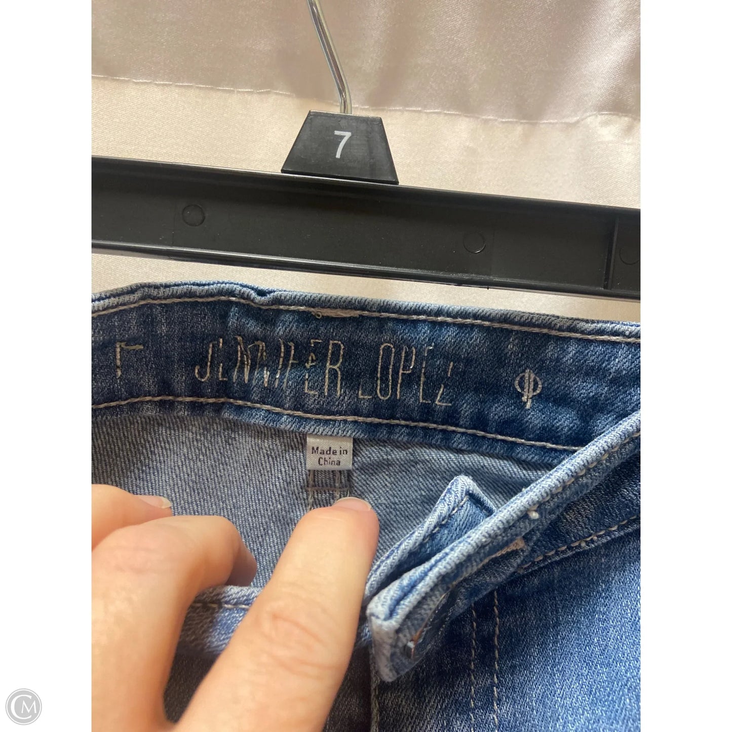 Shorts By Jennifer Lopez In Blue Denim, Size: 12