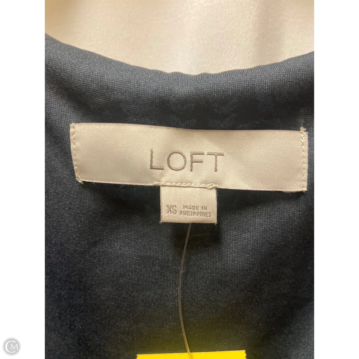Dress Casual Midi By Loft In Blue, Size: Xs