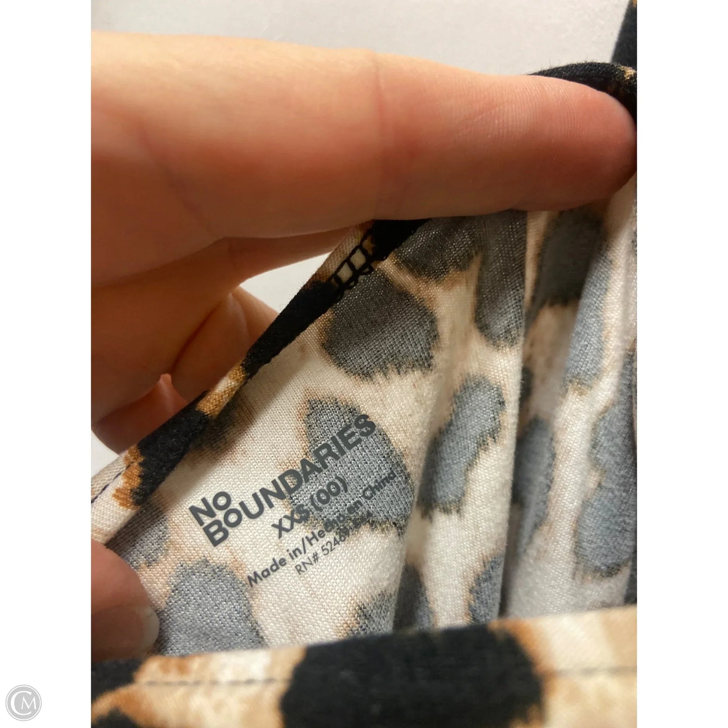 Dress Casual Maxi By No Boundaries In Animal Print, Size: Xxs