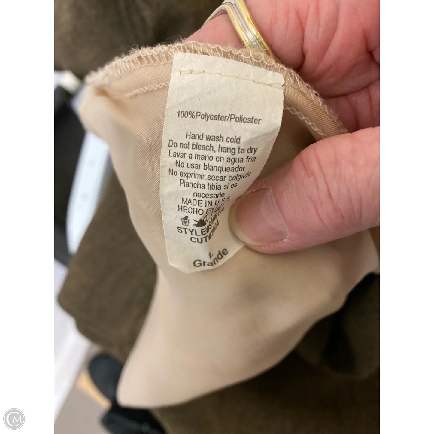 Skirt Maxi By Final Touch In Brown, Size: L