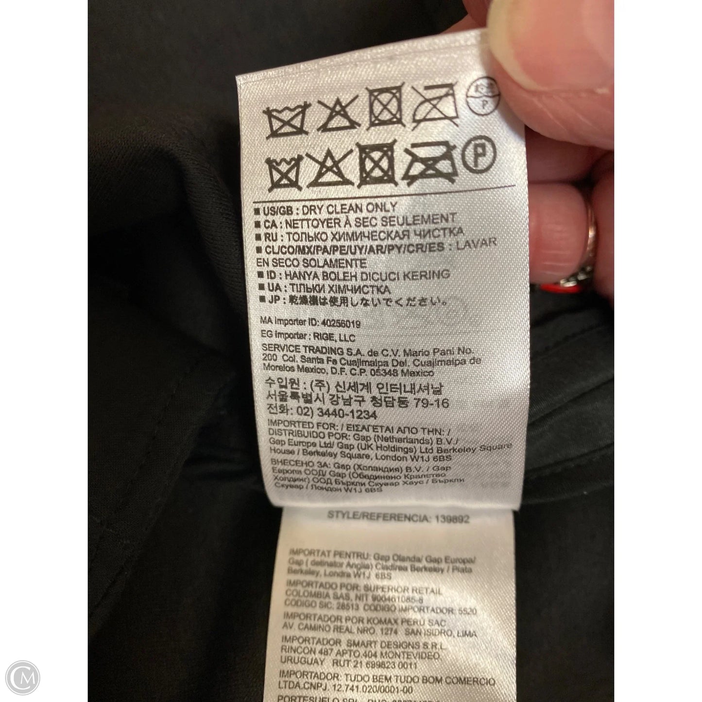 Skirt Midi By Gap In Black, Size: 14