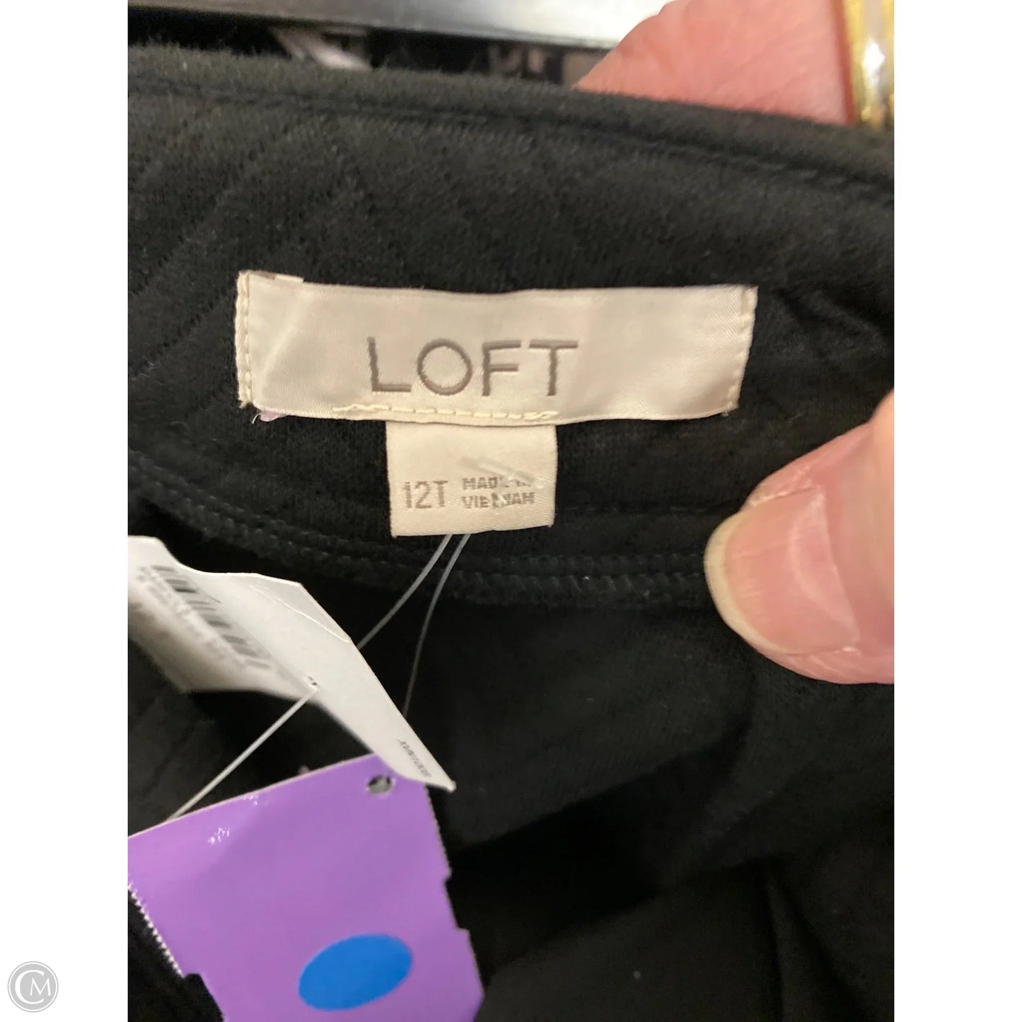 Skirt Midi By Loft In Black, Size: 12