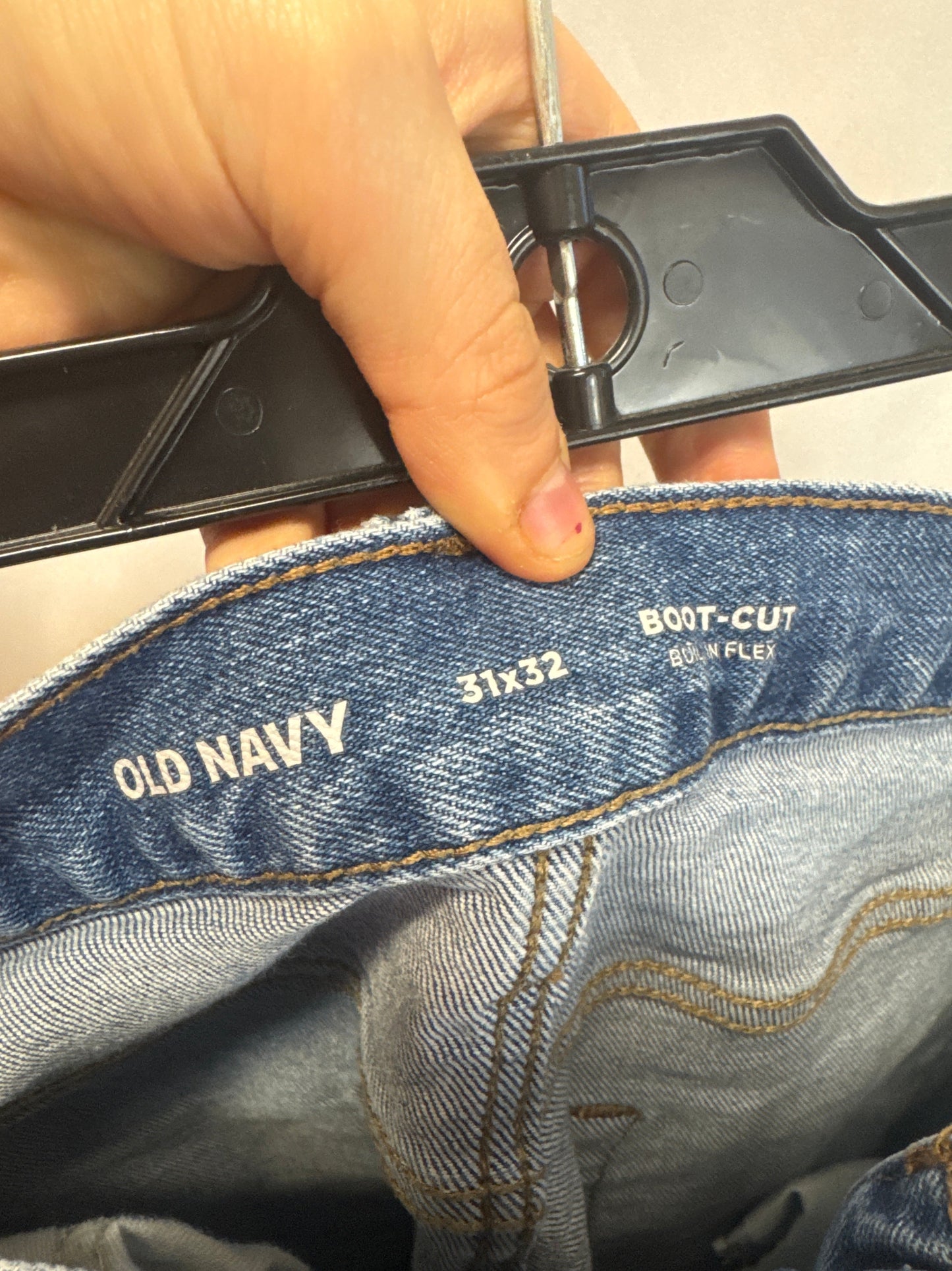 Jeans Boot Cut By Old Navy In Blue Denim, Size: 12