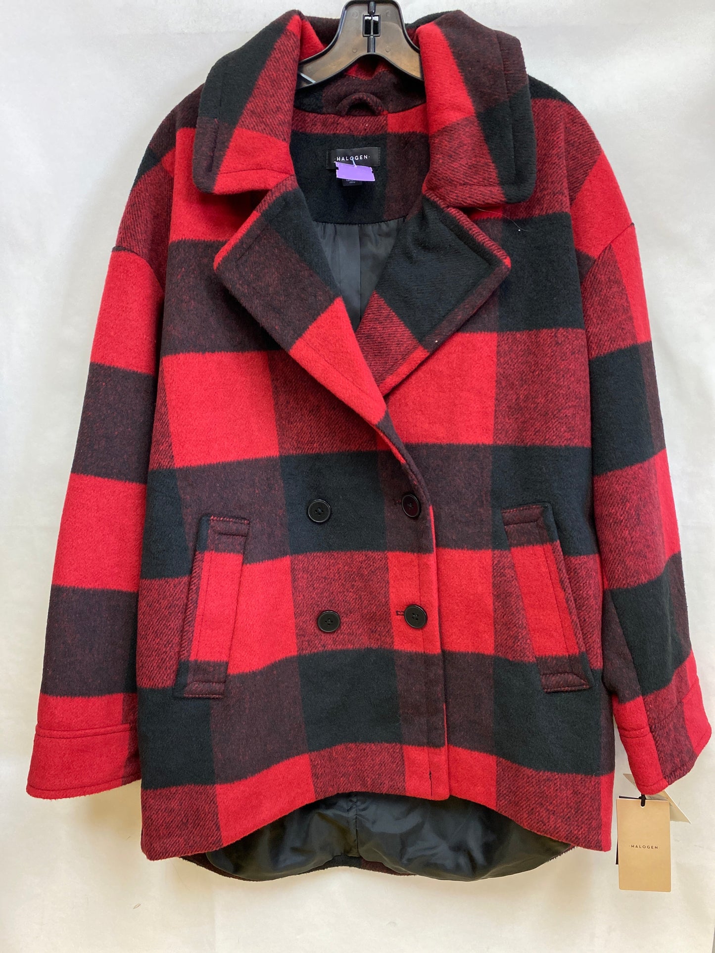 Coat Peacoat By Halogen Size: M
