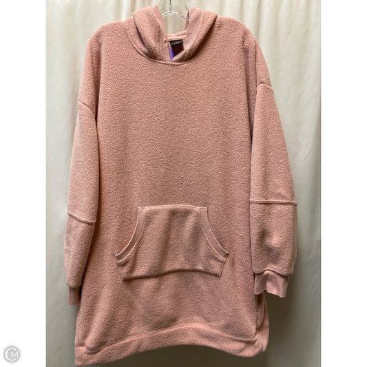 Sweatshirt Hoodie By Cuddl Duds In Pink, Size: Xl