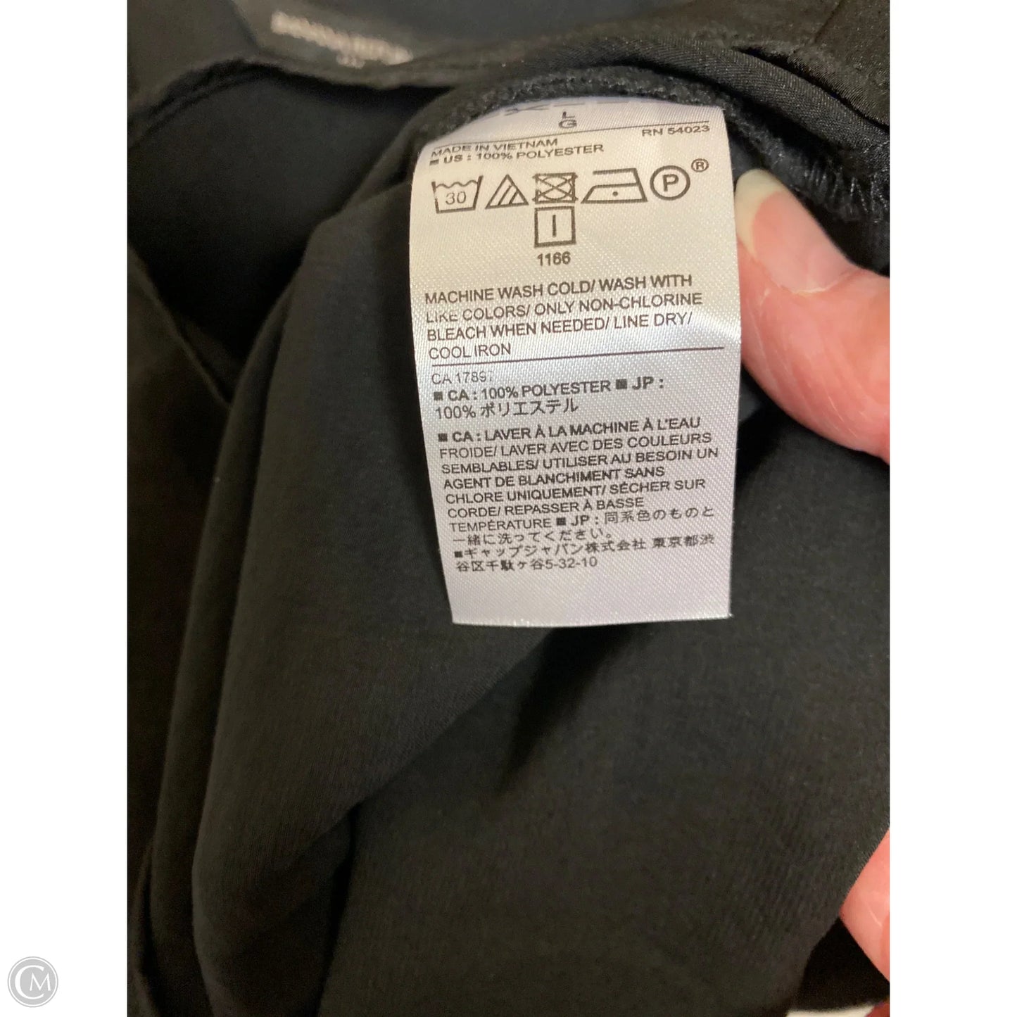 Top Sleeveless By Banana Republic In Black, Size: L